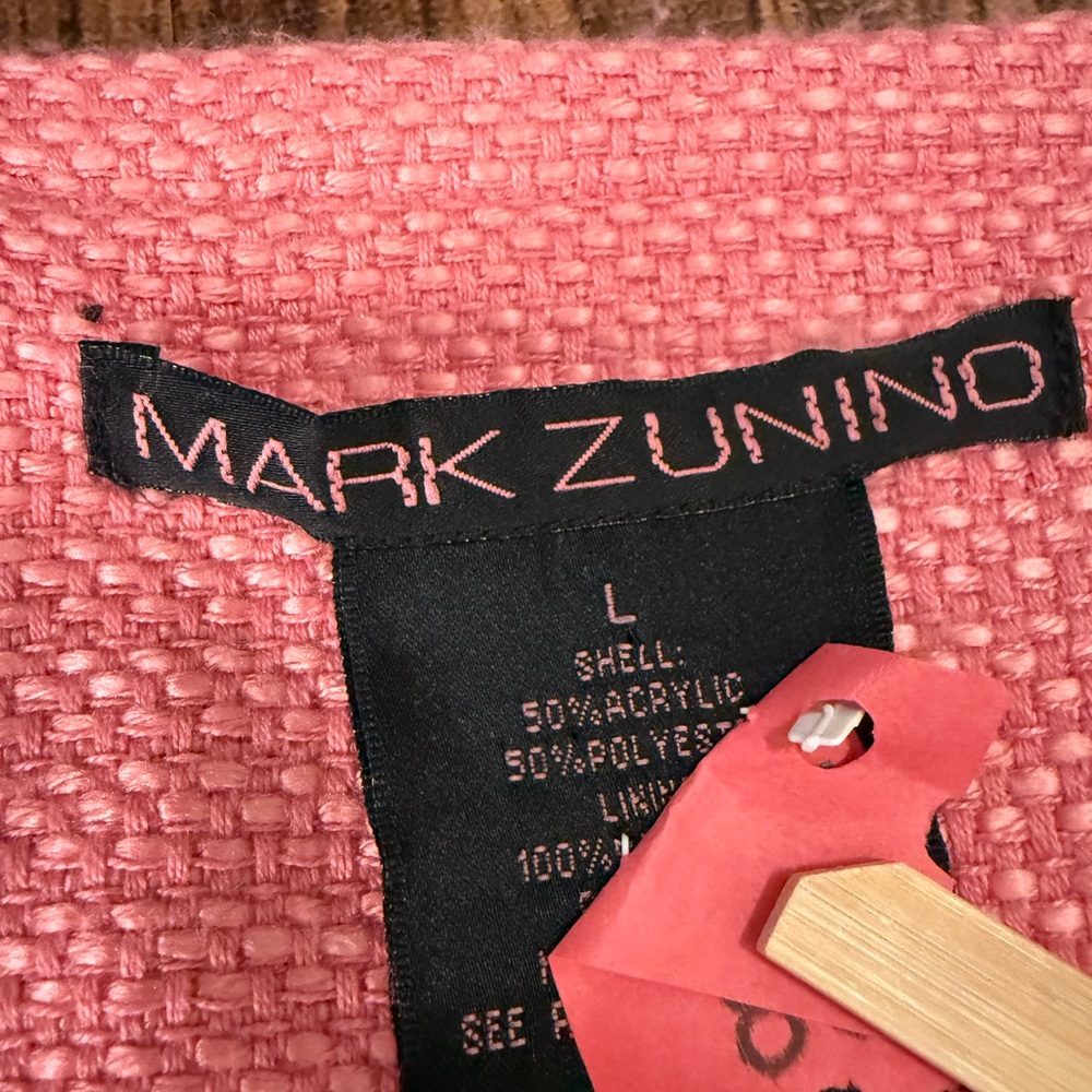 Vintage Mark Zunino Pink Women's Overcoat | L - Picture 6 of 15